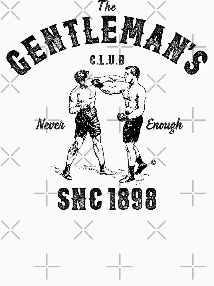VINTAGE BOXING THE GENTLEMANS CLUB, NEVER ENOUGH by SUBGIRL