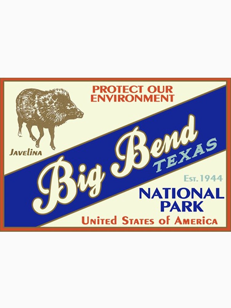 Big Bend National Park Vintage est. 1944 by MeLikeyTees
