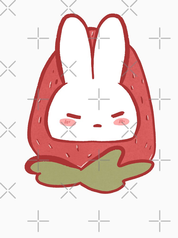 Strawberry Bunny by PlainMaddiShop