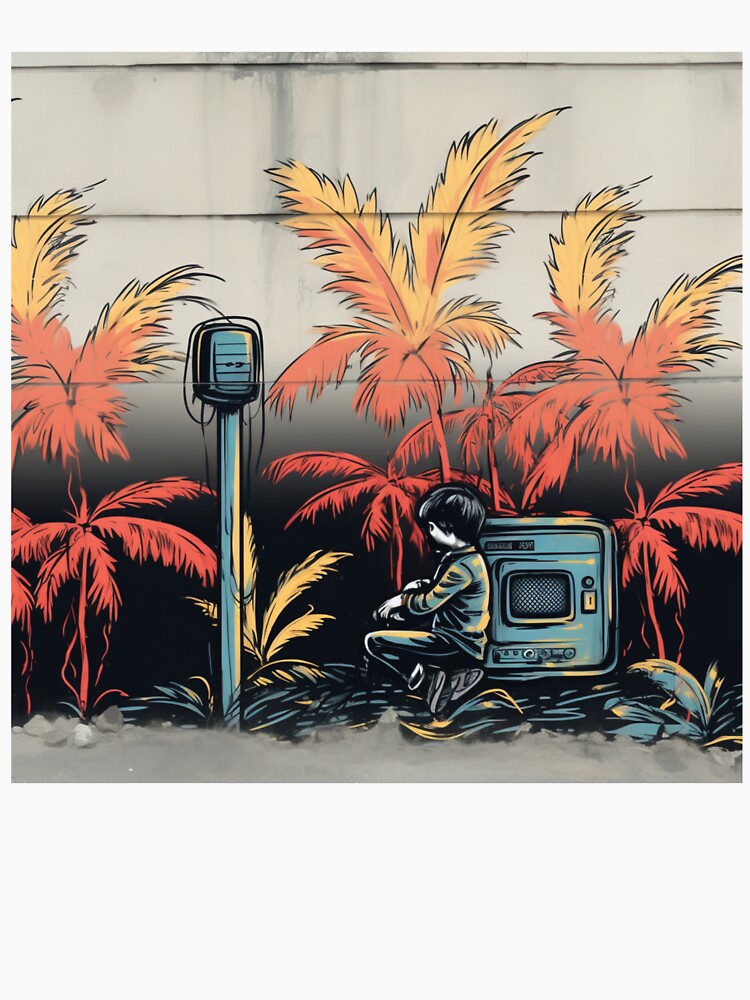 Beach Grom // Banksy Inspo by BlurrdGrafix