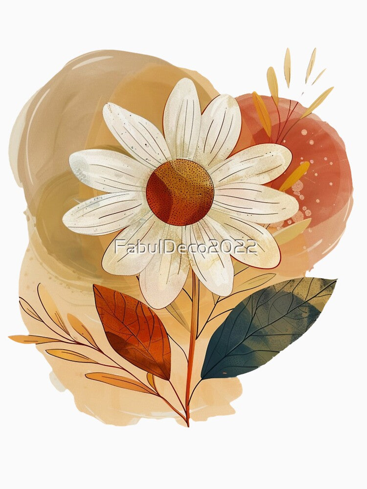 Daisy with leaves by FabulDeco2022