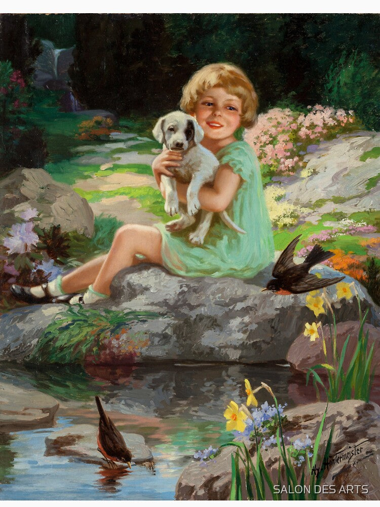 Springtime in Wonderland (20th century) - Hy Hintermeister by SALON DES ARTS
