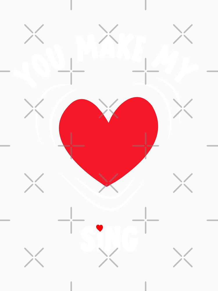 You make my heart sing, Valentine for Girlfriend or Boyfriend by Sunnyhova