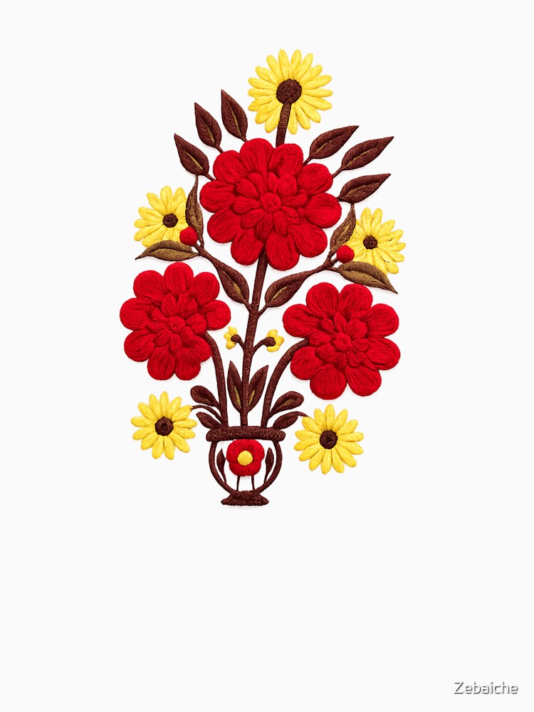 Embrioded Flower by Zebaiche