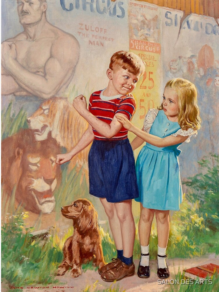 The Strongman (20th century) - John Newton Howitt by SALON DES ARTS
