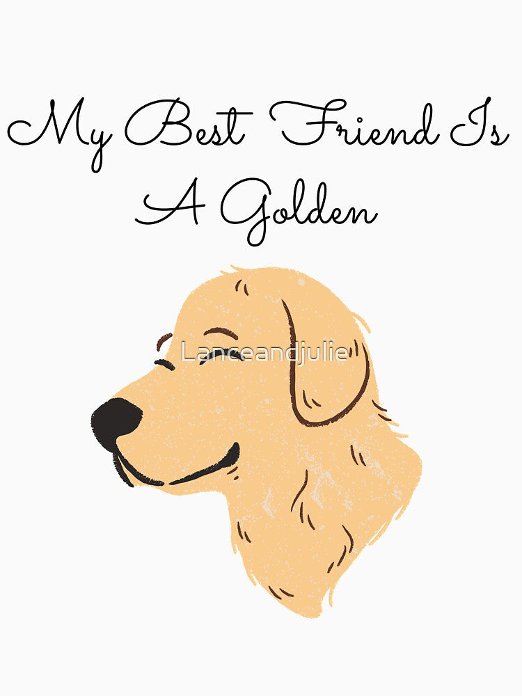 Best Friend Golden Retriever by One Pine Designs