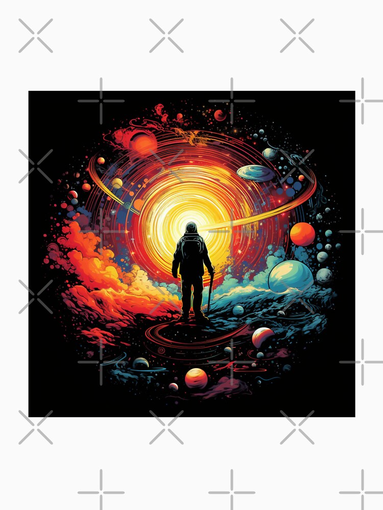 Man in the space by Sylwia Kuc