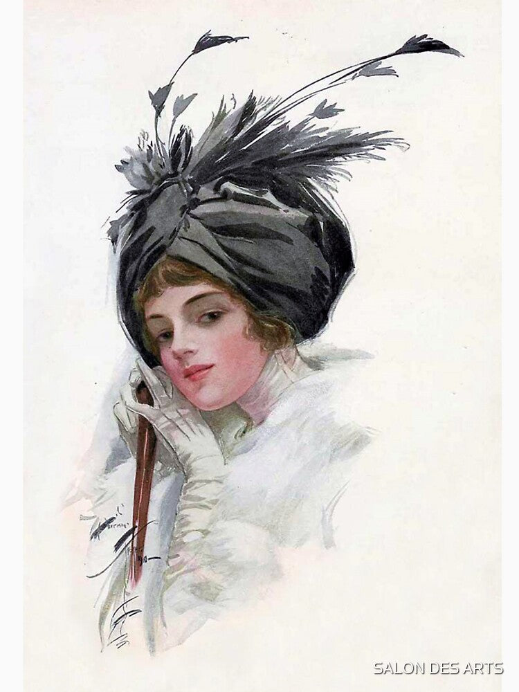 The Turban (1910) - Harrison Fisher by SALON DES ARTS