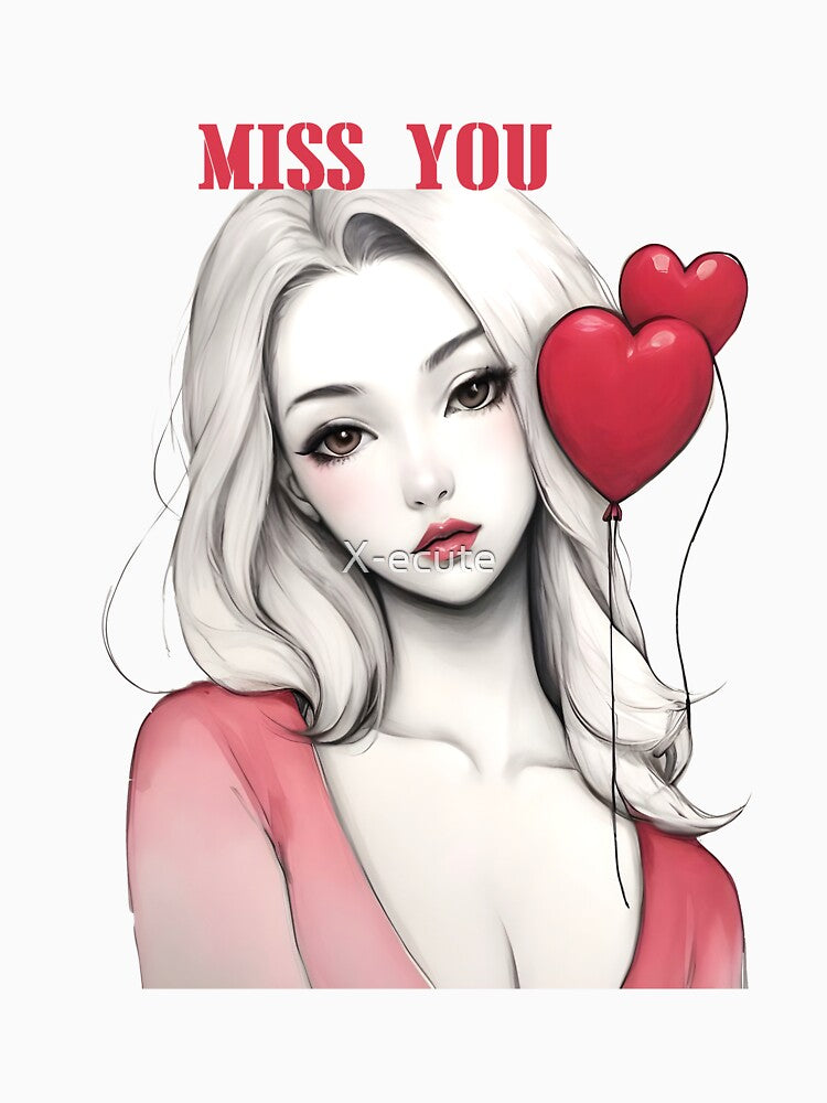 Miss You Valentine's Day Gift for Boyfriend for Girlfriend by X-ecute