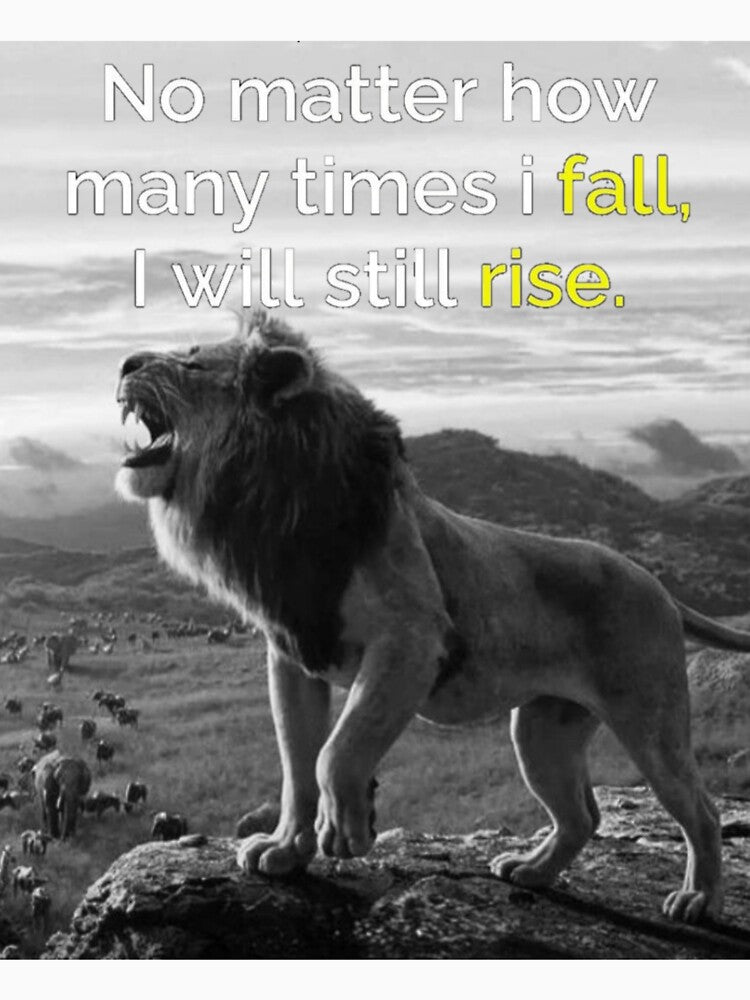 No matter how many times i fall,i will still rise by Shopster381