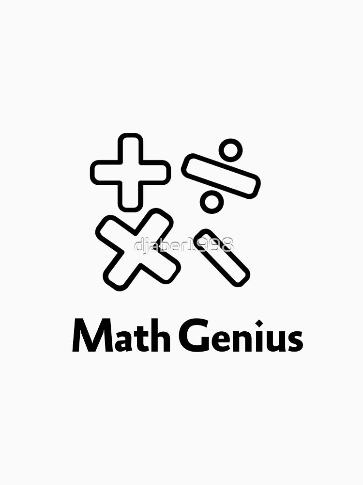 Math Genius Wear by djaber1998