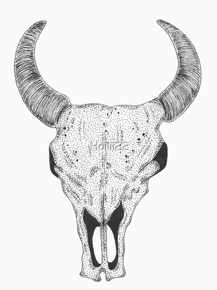 Buffalo Skull by Hollii22