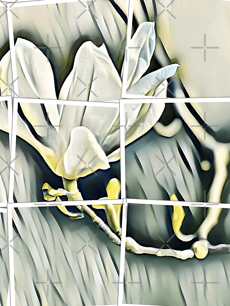 9 Views of Magnolia Magic | Elegant Bloom Collage Floral Art by POETTICA