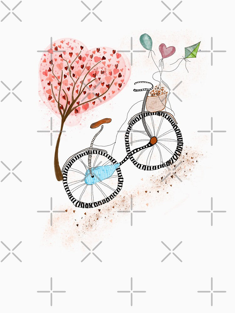 Bicycle, Cycling, Biking Hand Drawn Art by NakkasBasak
