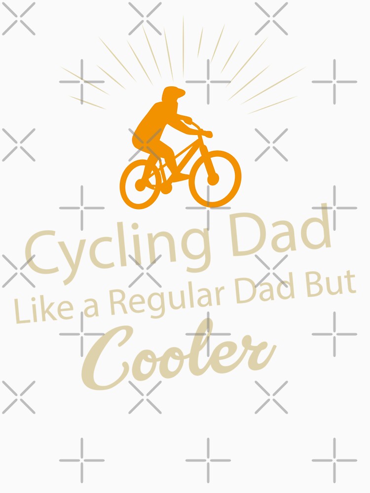 Cycling Dad Like A Regular Dad But Cooler | Funny Vintage Cyclist Father's Day Gift by SOUFIANE1991