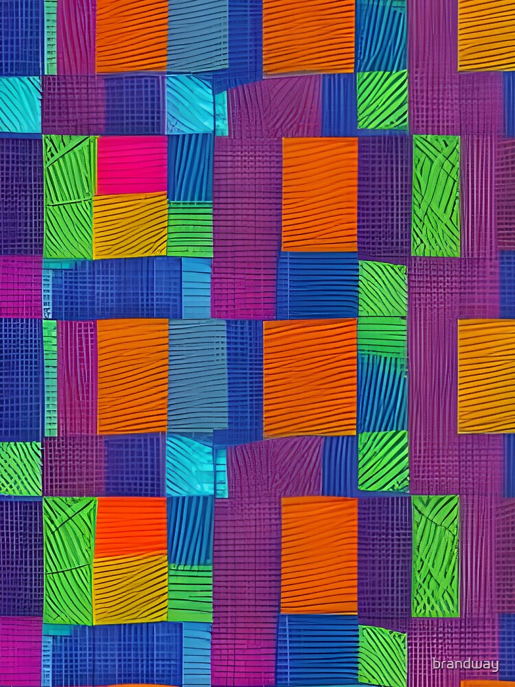 Colorful squares design by brandway