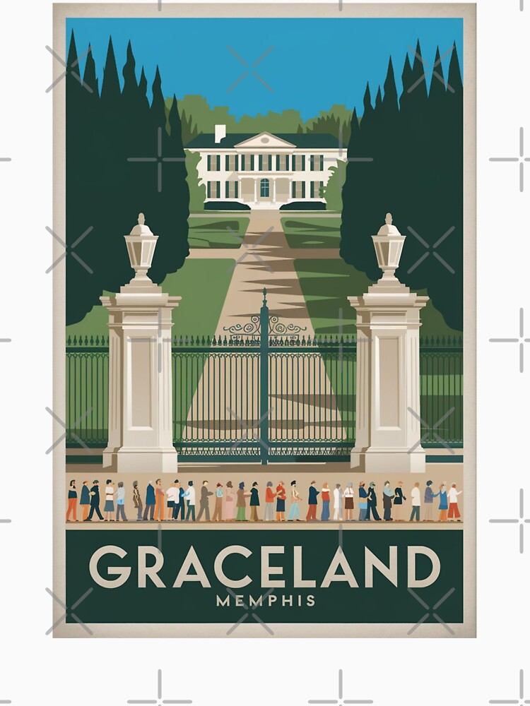 Memphis Vintage Travel Poster by TravelerRat