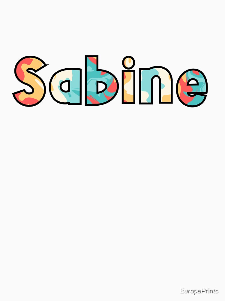 Sabine Custom Name by EuropaPrints