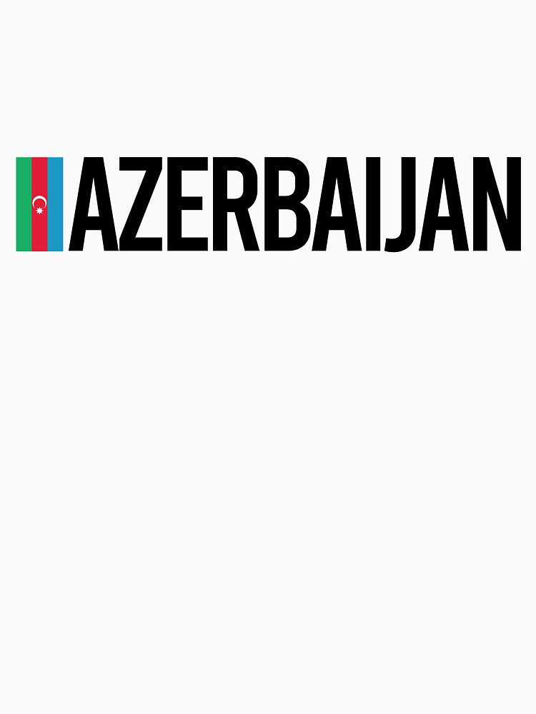 Azerbaijan Country Flag - Minimal Design Collection by randomorder