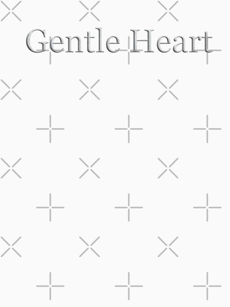 Gentle Heart (White Marble Text) by Swabcraft