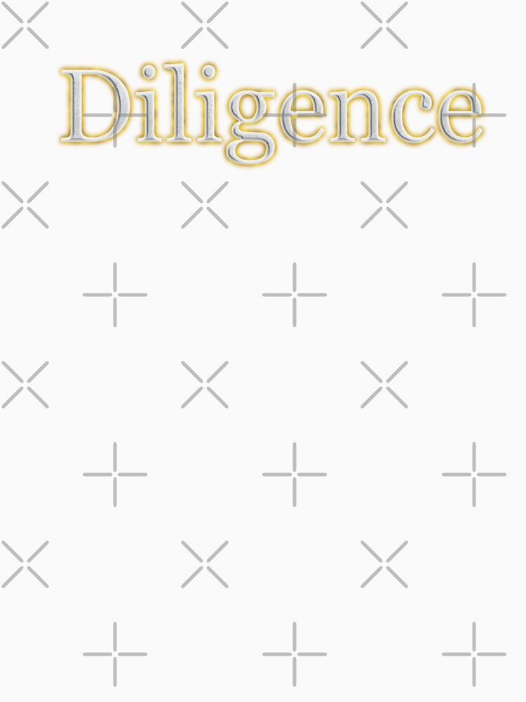 Diligence (White Angelic halo Text) by Swabcraft
