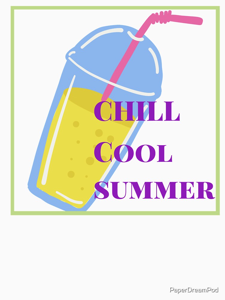 Chill cool summer drinks by PaperDreamPod