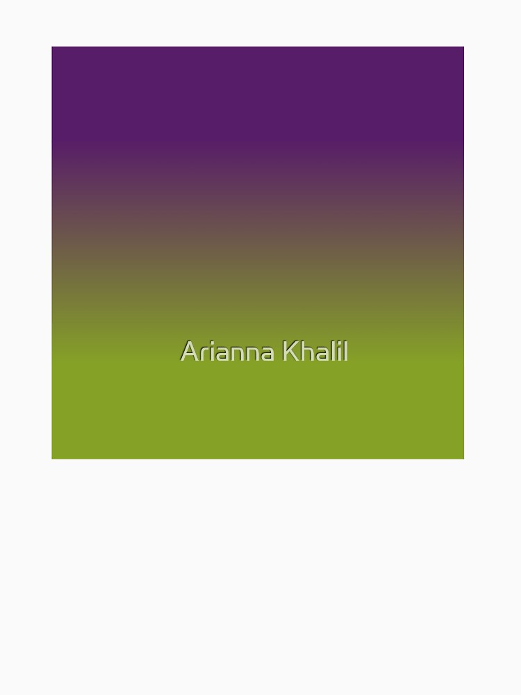 Purple and Green Halloween Gradient by Arianna Khalil