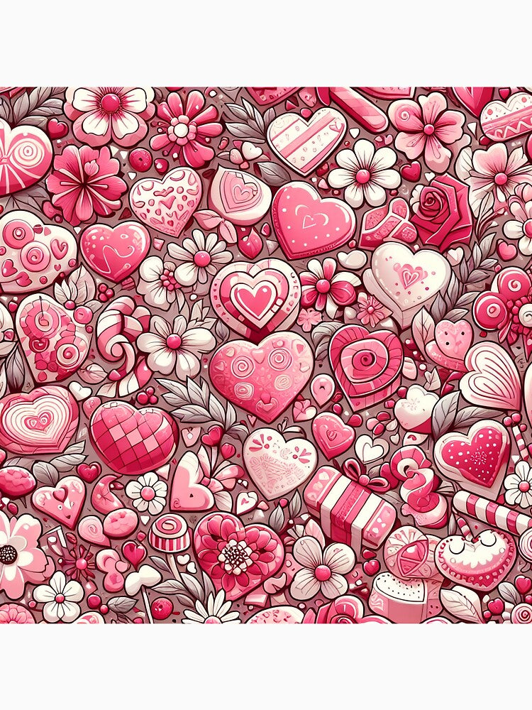 Valentine's day pattern by tipitoes