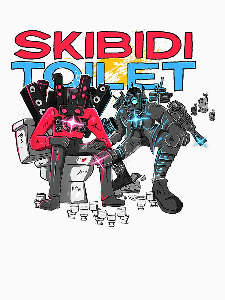 Skibidi Toilet RNB Juice Meme Graphic Poster Design by aliciabbja