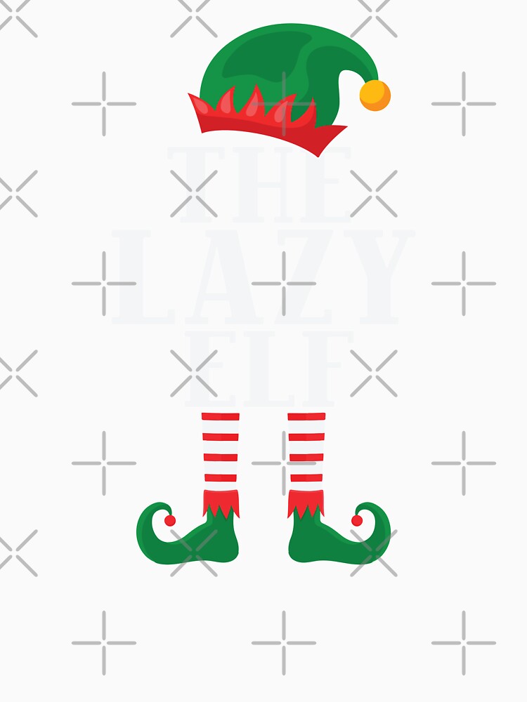 The Lazy Elf - Funny Christmas 2021 by thecooltable Unisex , , , Long Sleeve Tee