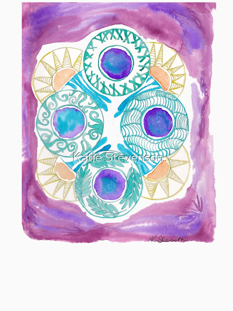 Watercolor Suns by KStevensonart