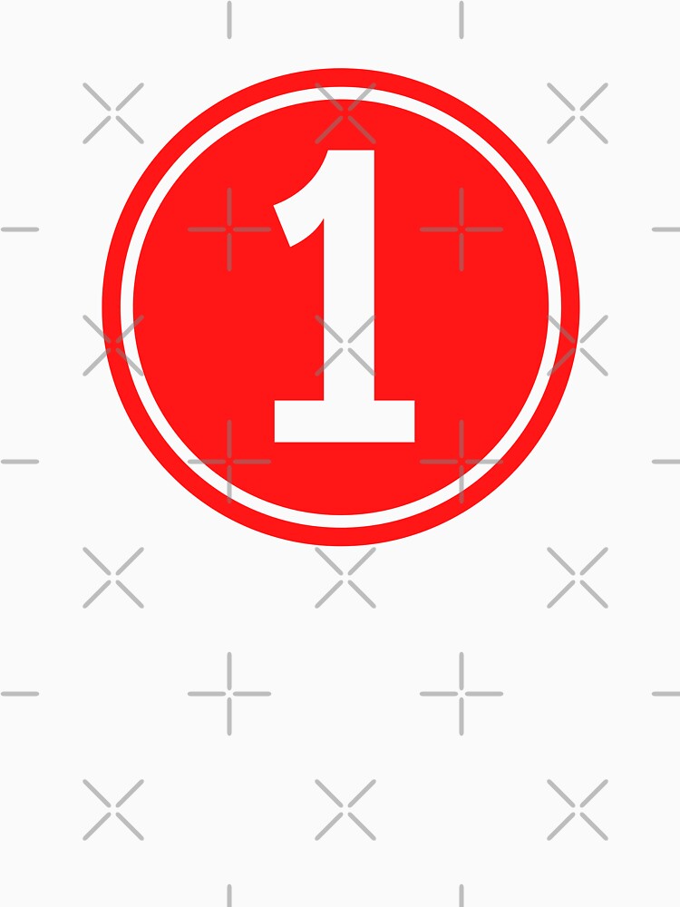Big Red Dot Number 1 by NECHSTORE