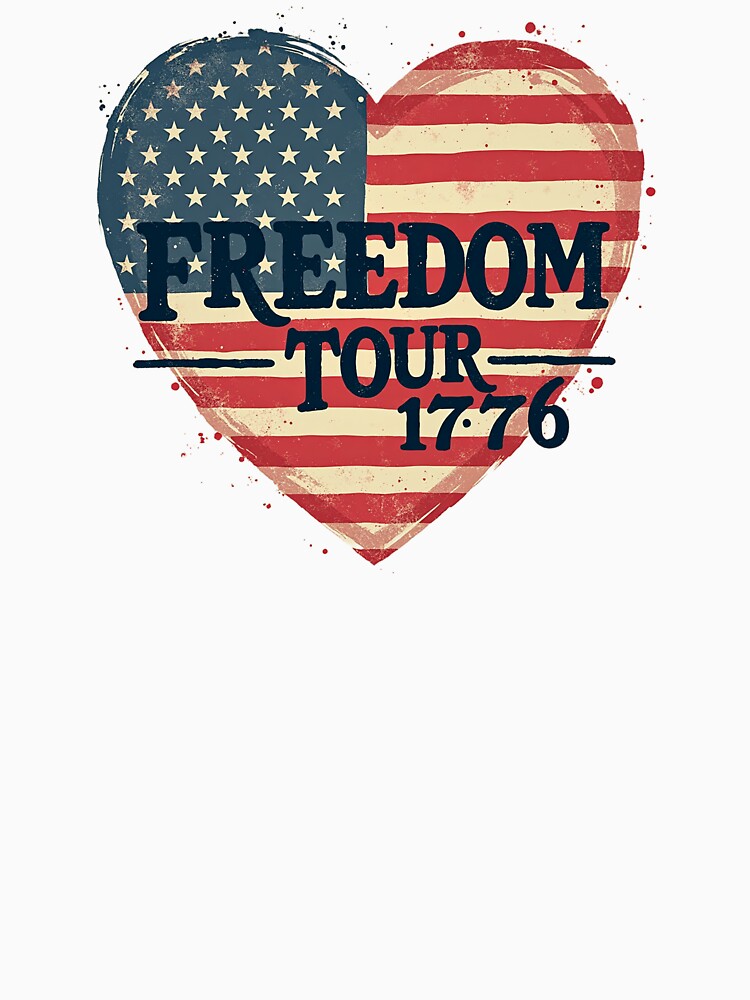 Freedom Tour 1776 | Vintage Independence Day Aesthetic by SNW-Collective