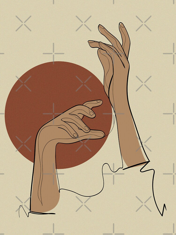 Magical Brown Hands by ebzil studio