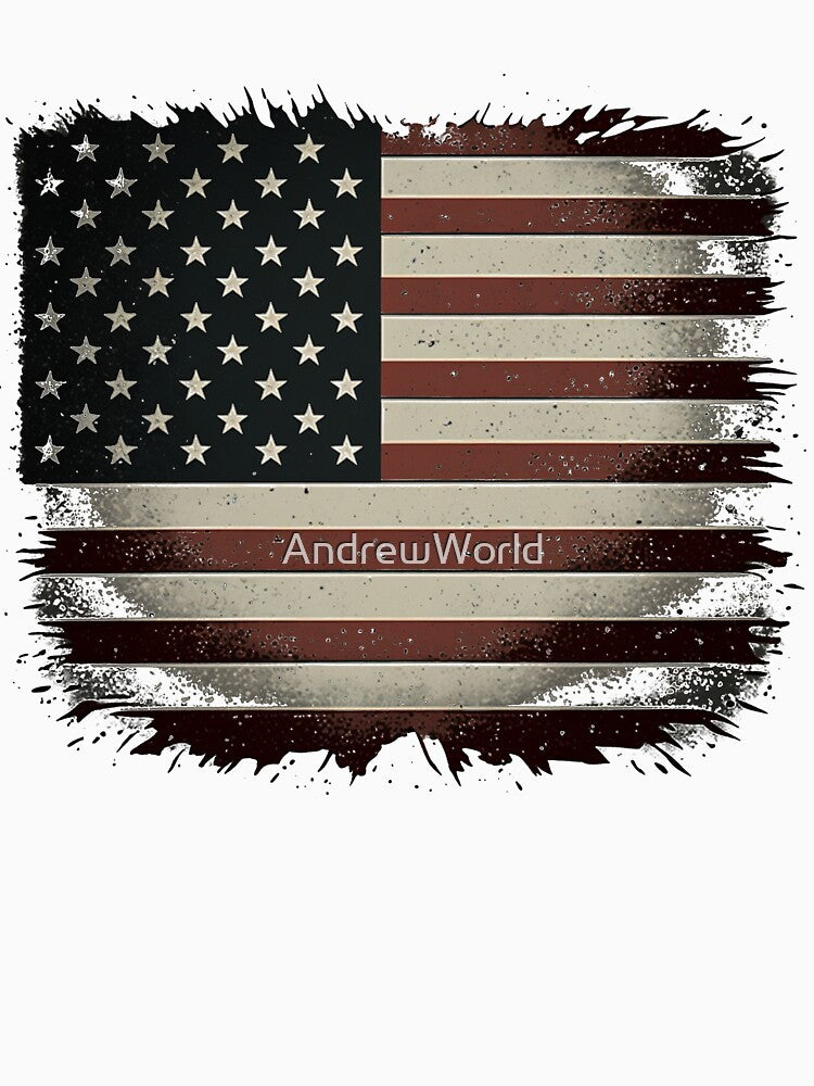 USA flag retro by AndrewWorld