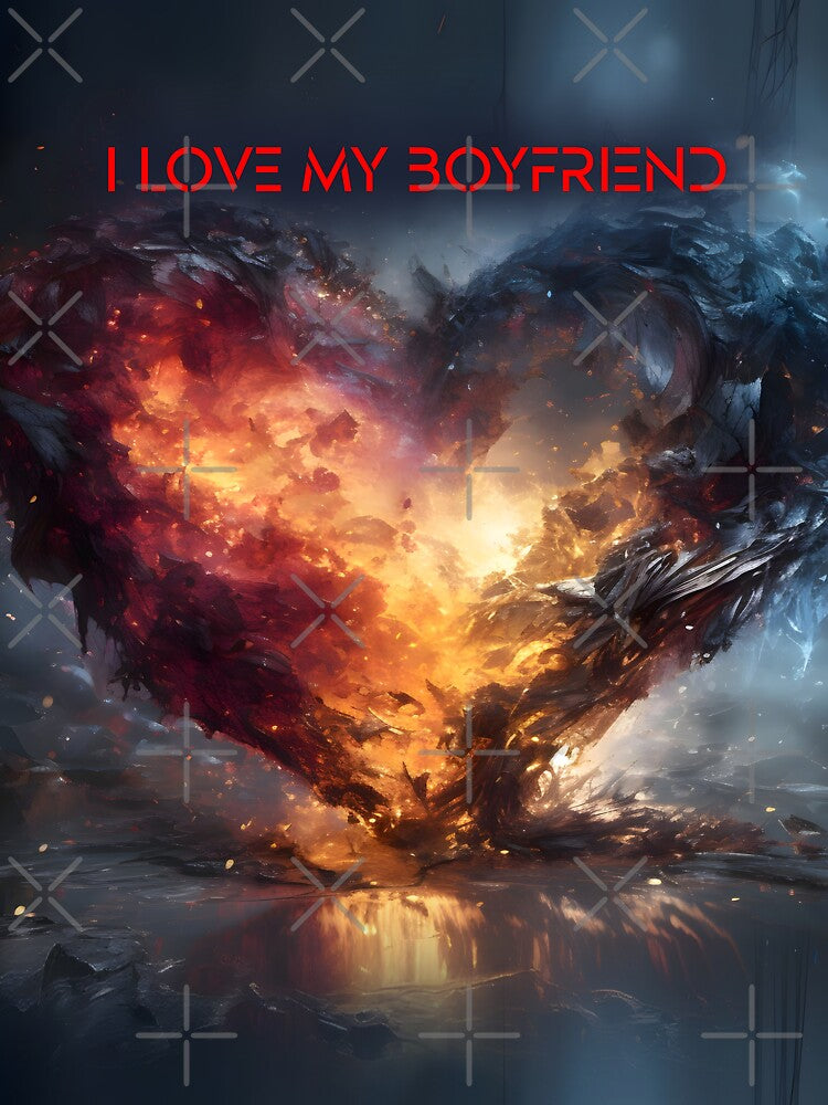 Hearts for Valentine's Day,  heart for a boy by PRYMULLART