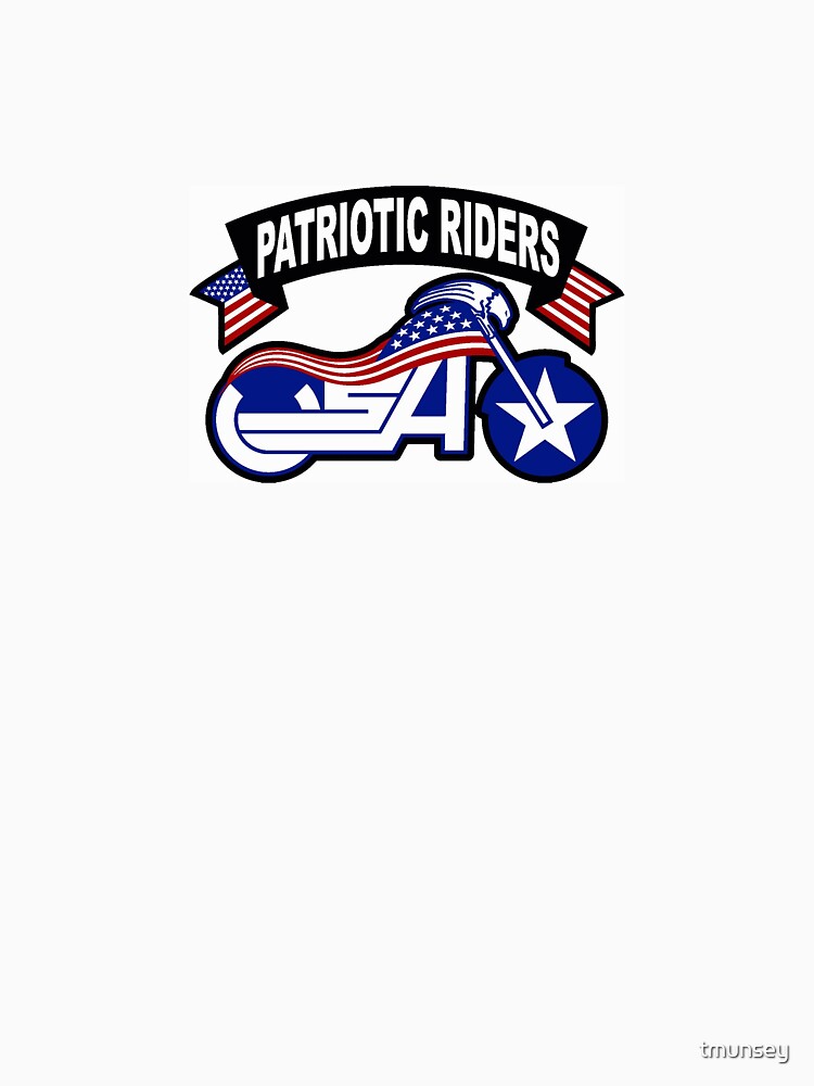 Patriotic Riders Motorcycle Riding Club Logo by tmunsey