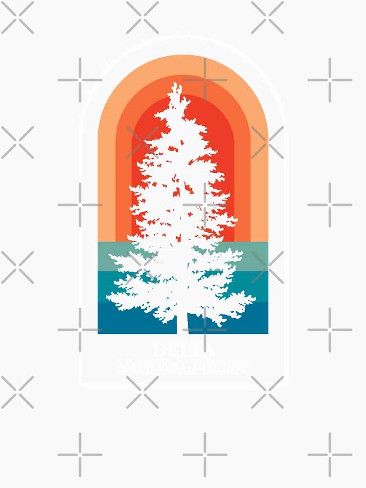 Delta National Forest Nature Hiking Outdoors by toutwearapparel