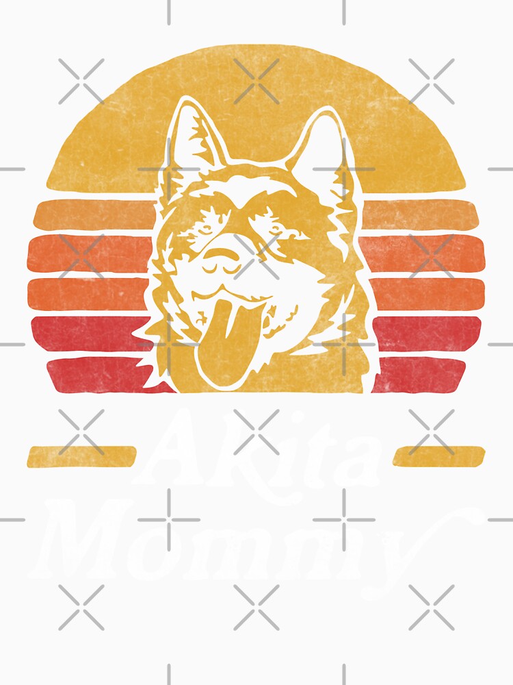 Retro Vintage American Akita Mommy by More Cute Dogs