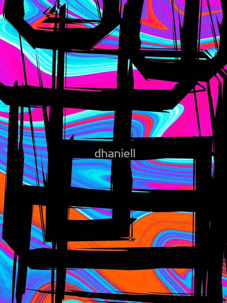 art colorful scribbles by dhaniell
