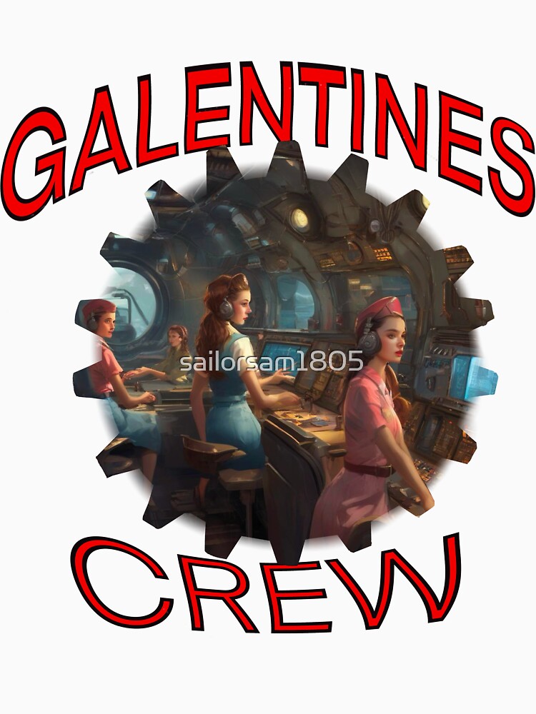Copy of The Very Cool American Girls Galentines crew on submarine on Galentines day and Galentines party, gift idea for Galentines day by sailorsam1805