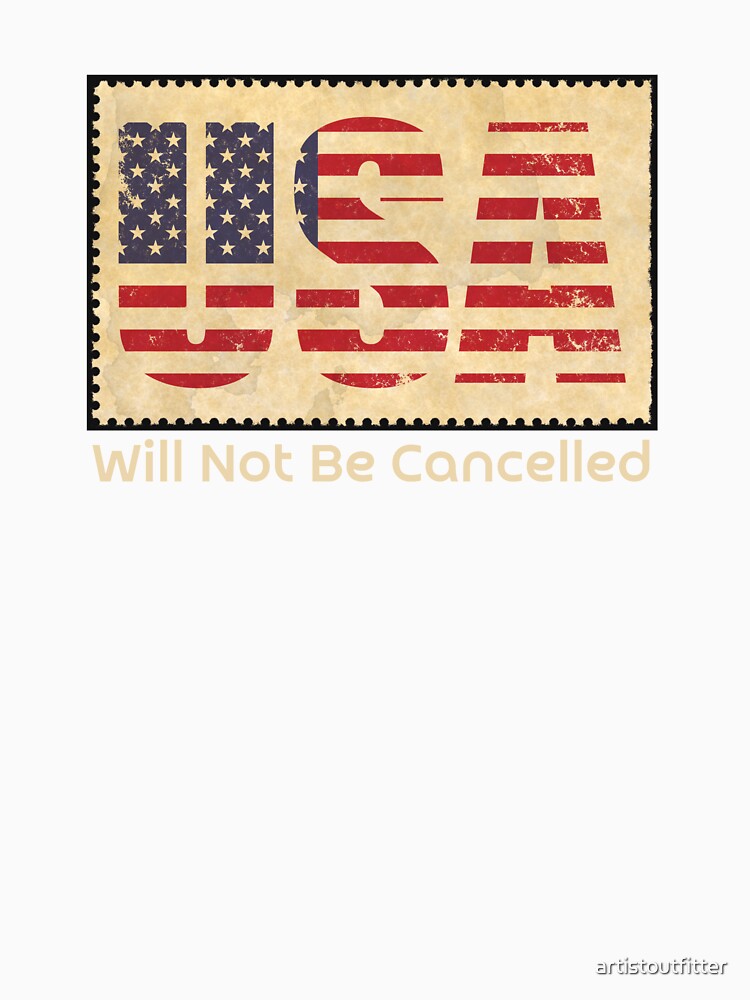 USA Stamp Will Not Be Cancelled by artistoutfitter