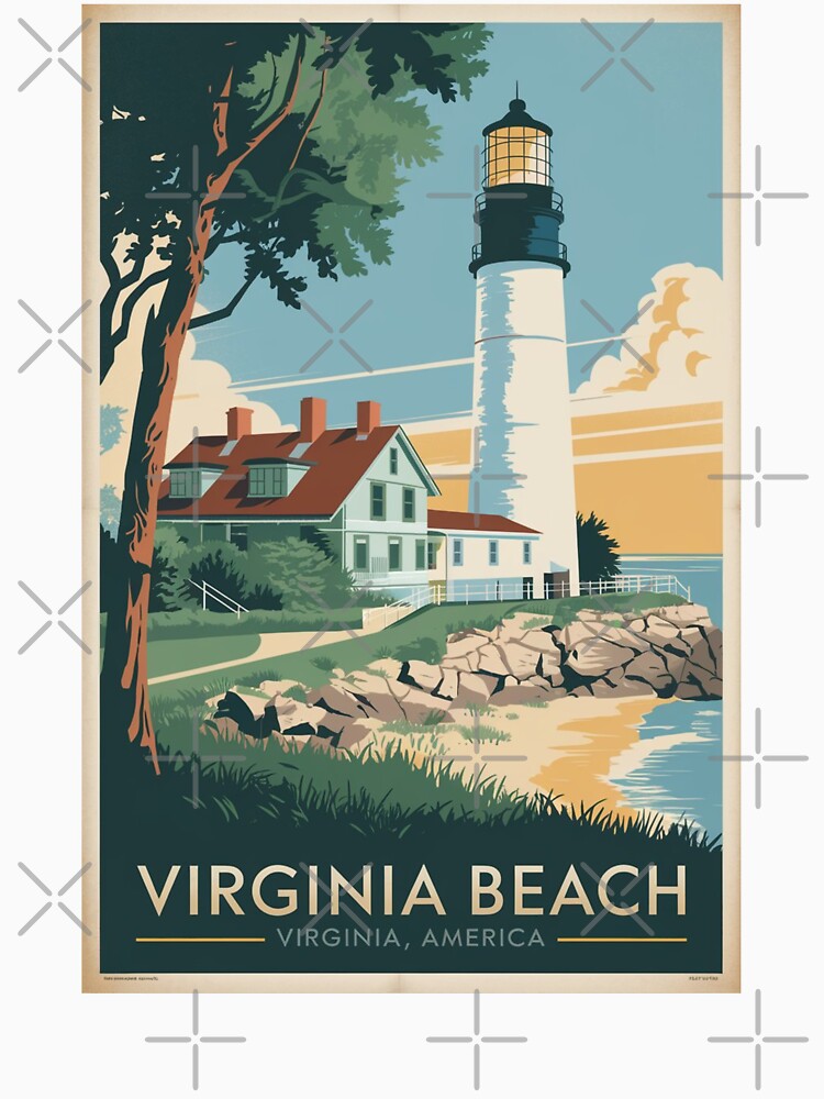 Virginia Vintage Travel Poster by TravelerRat