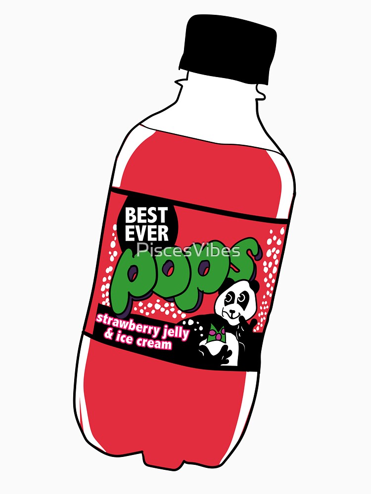 Panda Pop Drink 90s Nostalgia by PiscesVibes Unisex , , , Long Sleeve Tee