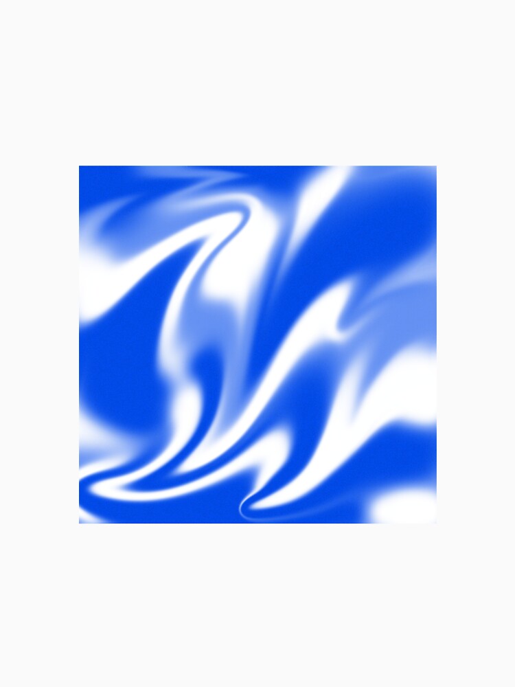 Blue and White liquid gradient by Pattrenonly