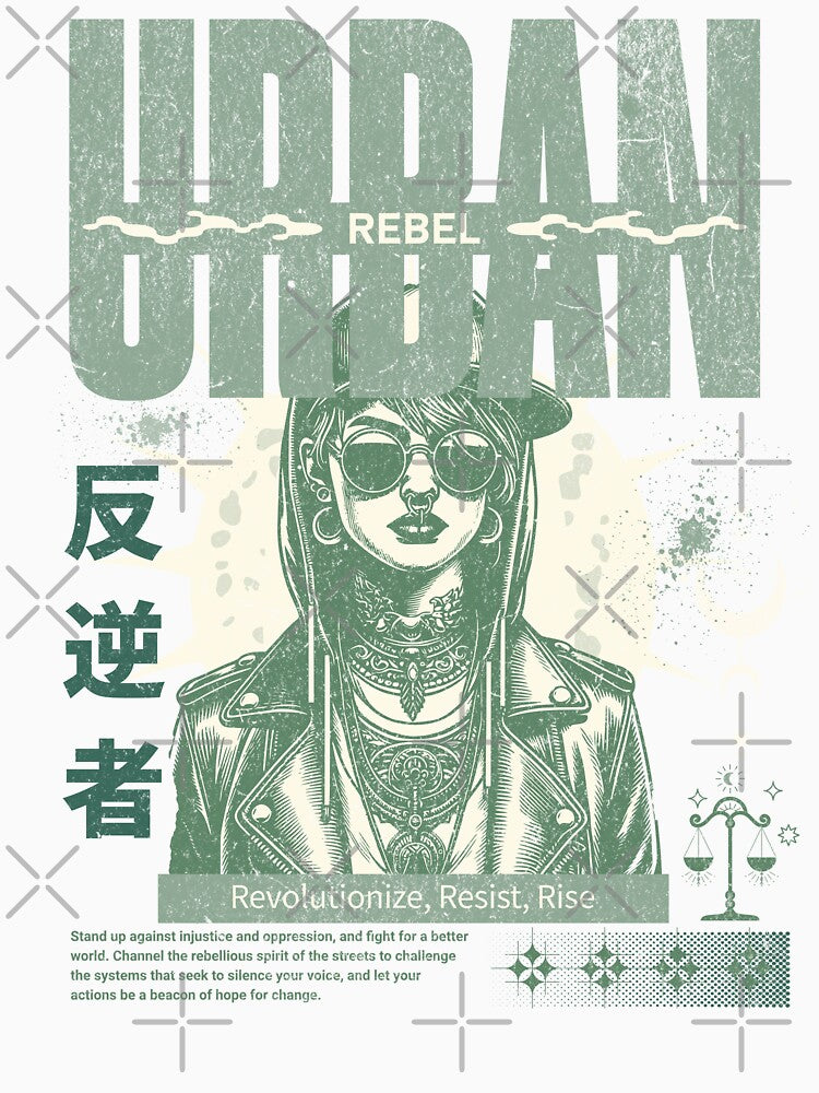 Urban Rebel: Revolutionize, Resist, Rise by DesignByJeff