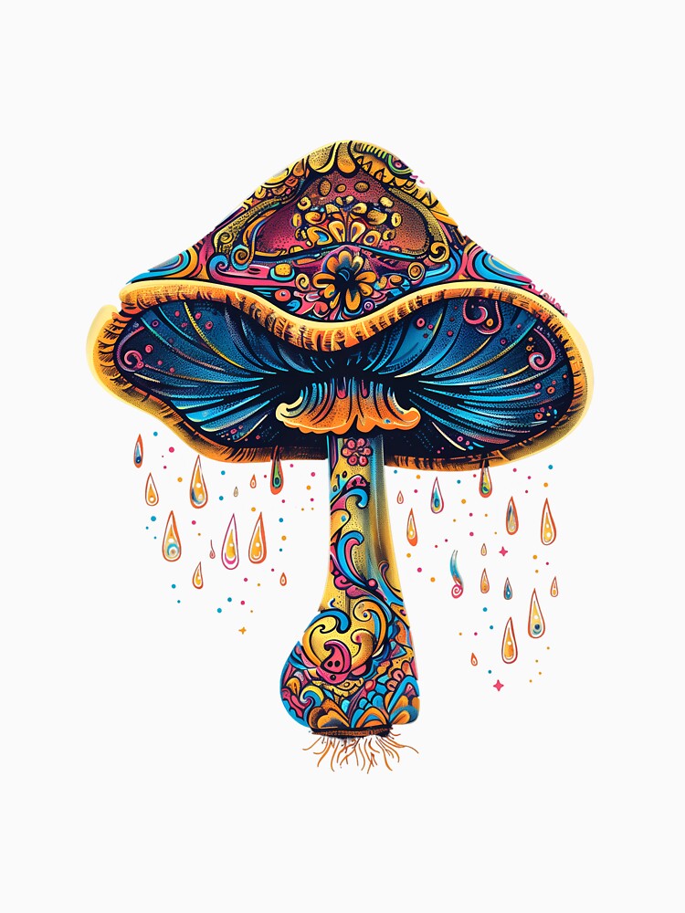 Stylized Magic Mushroom 10 by HarmonyTheKoala