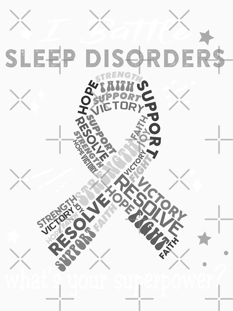 Sleep Disorders Warrior, I Battle Sleep Disorders What's Your Superpower? by Greggwillard Unisex , , , Long Sleeve Tee