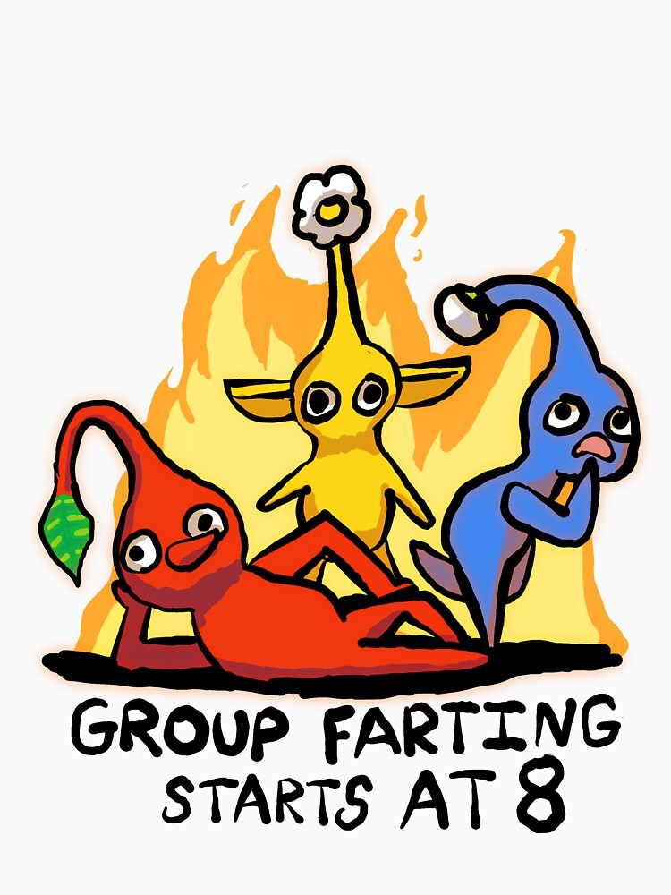 Pikmin Inspired Group Farting Starts At 8 by aprilthefrog