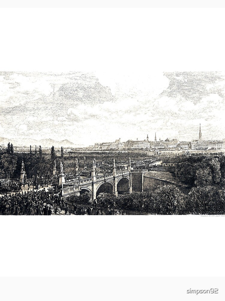Vienna IV - Karlsplatz Entry of Empress Elisabeth over the Elisabeth Bridge in Vienna in 1854. by simpson92